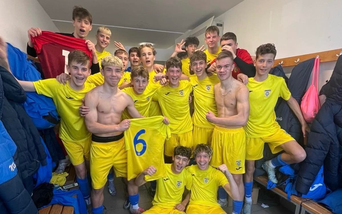 U15 po zmagi proti Celju
