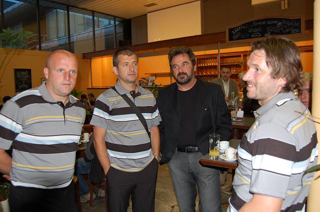 Robert Pevnik, Dejan Djuranović, Stane Oražem, Jernej Javornik