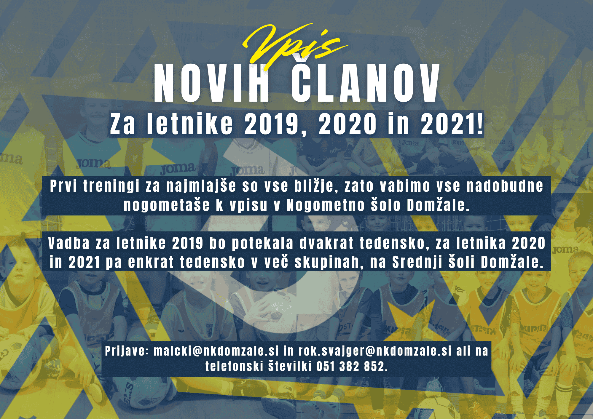 Vpis novih članov