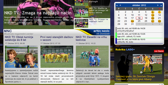 MNC - spletna stran